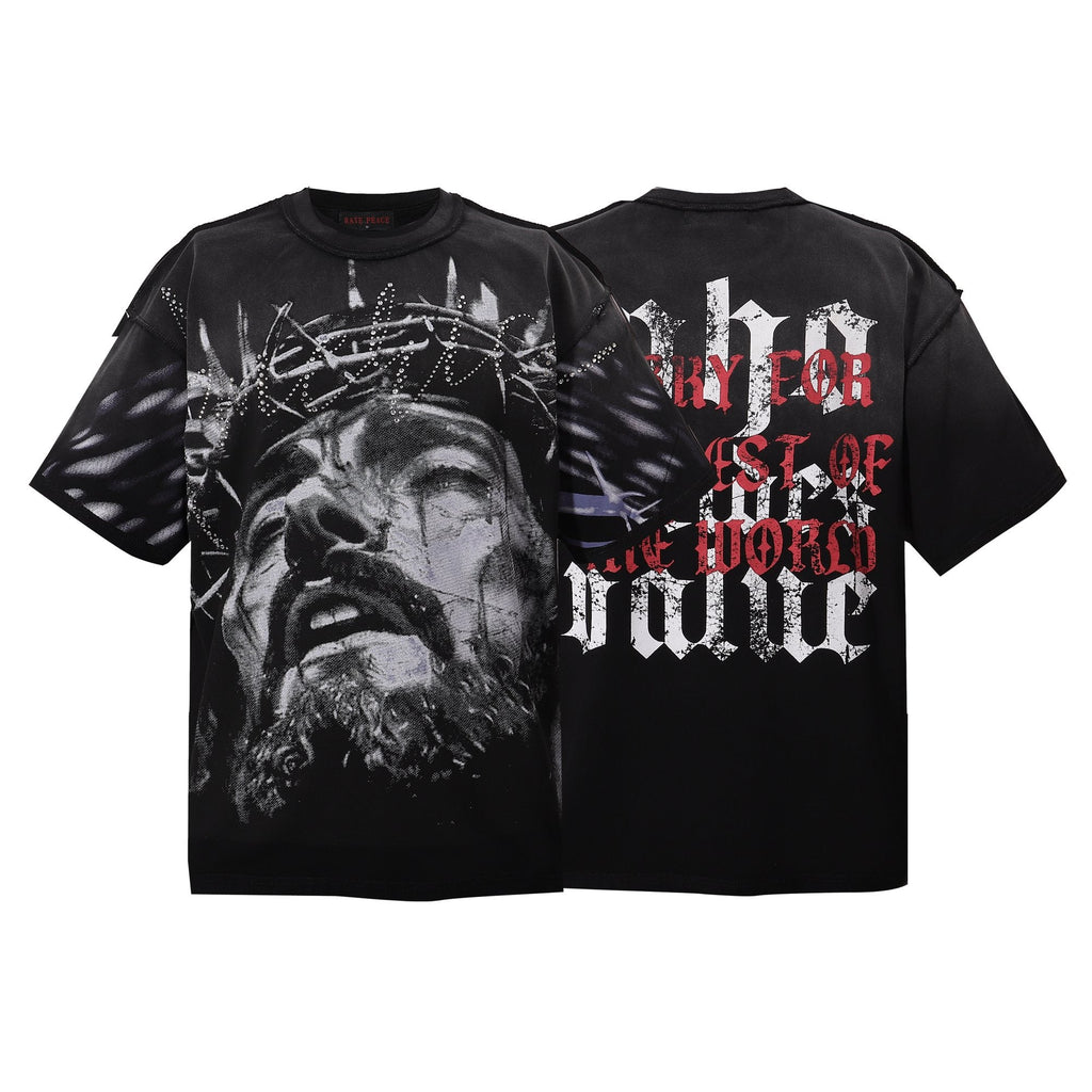RARE PEACE America First Gothic Graphic T-Shirt ¡ª hero