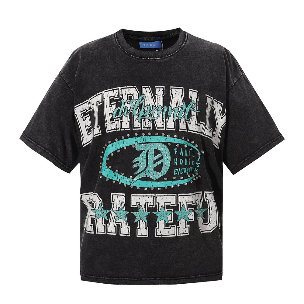R3BEL Eternally Grateful Rhinestone Graphic T-Shirt ¡ª hero