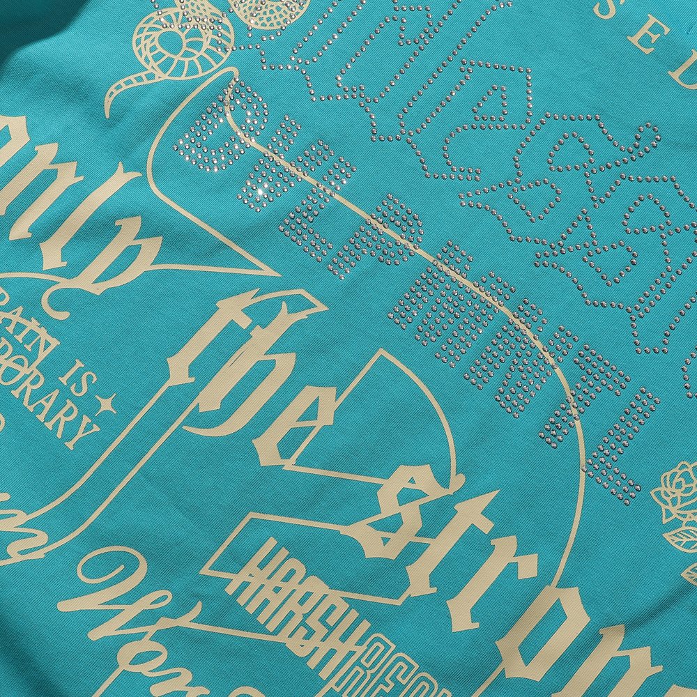 R3BEL Only The Strong Turquoise Graphic T-Shirt ¡ª detail