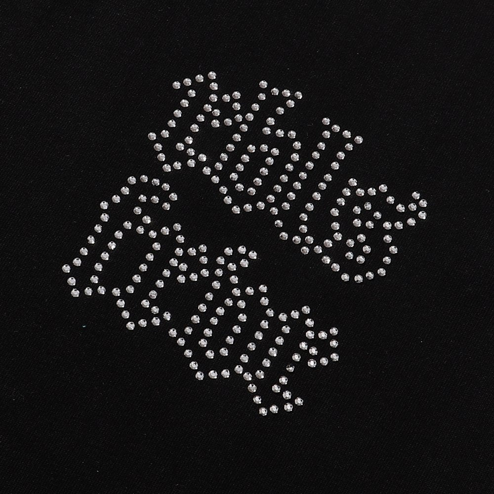 R3BEL 15 Saints Rhinestone Graphic T-Shirt ¡ª detail