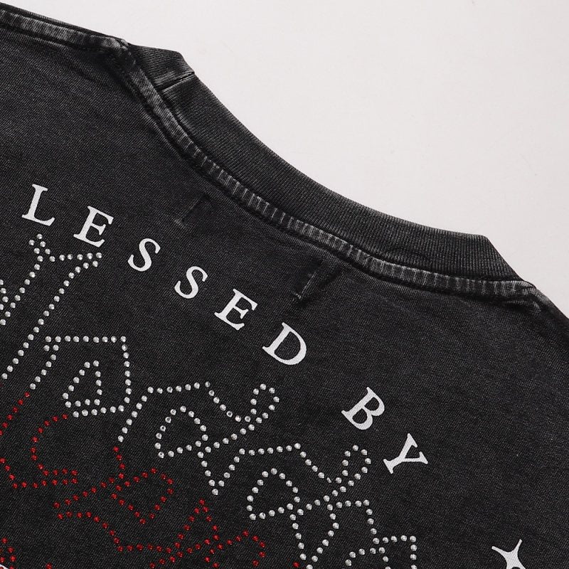 R3BEL Fearlessness Gothic Graphic T-Shirt ¡ª detail