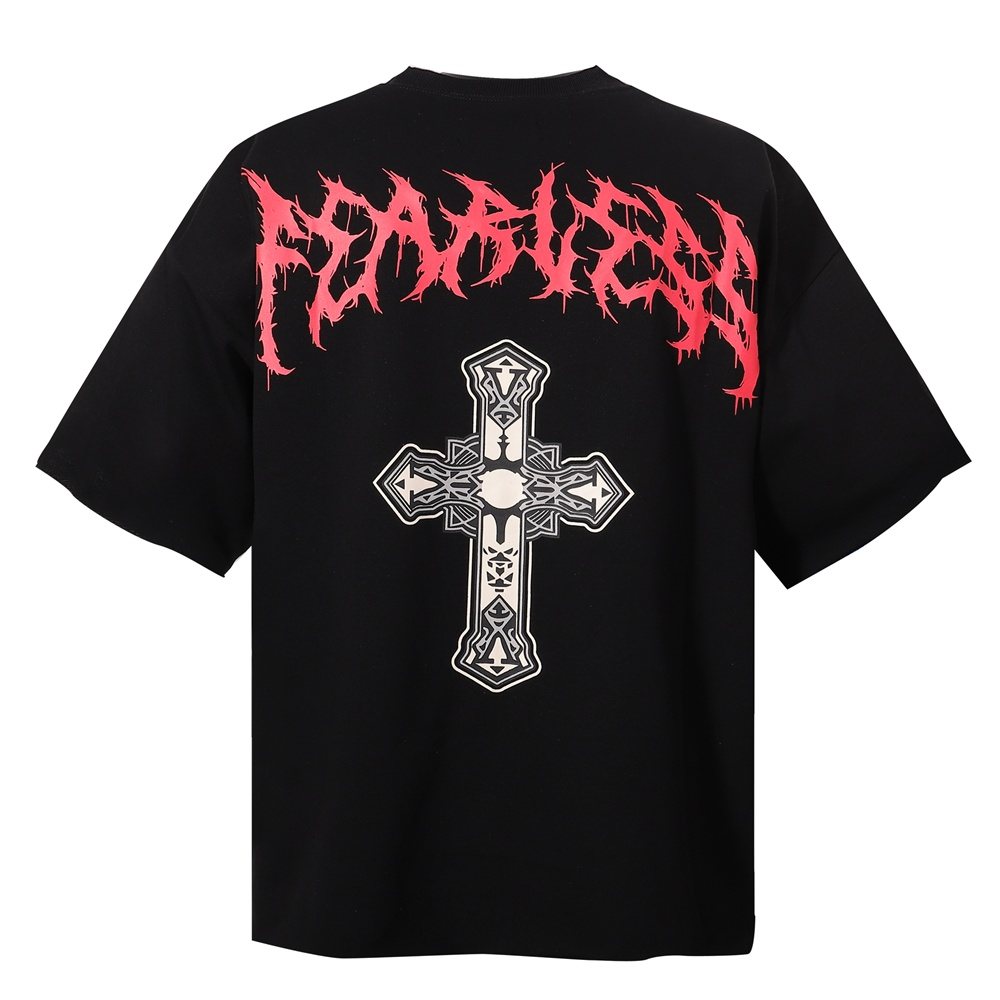 KLEEP 2004 Rhinestone Graphic Short-Sleeve T-Shirt ¡ª back