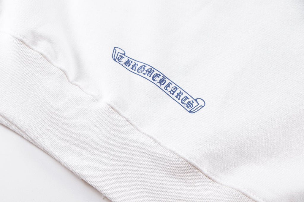 Chrome Hearts Blue Sleeve Graphic Zip Hoodie ¡ª detail