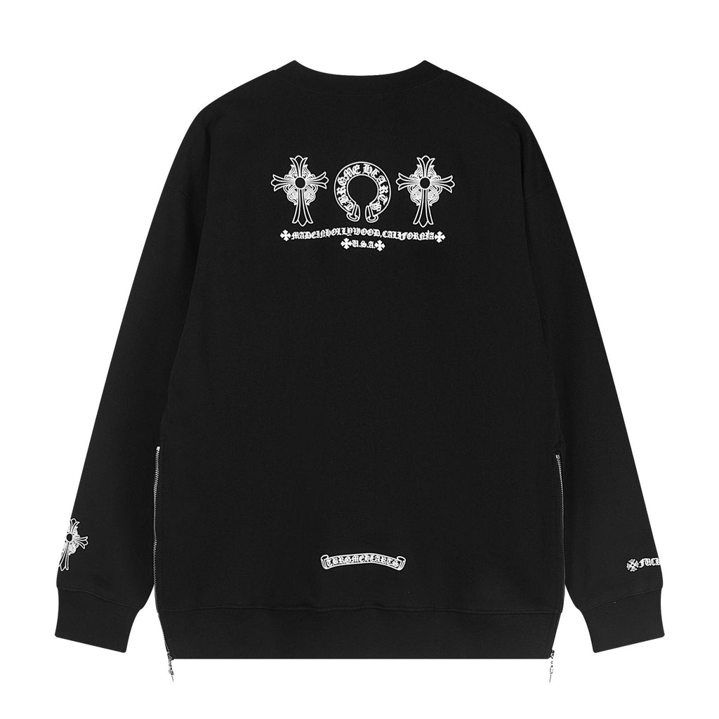 Chrome Hearts Horseshoe Graphic Crewneck Sweatshirt ¡ª back