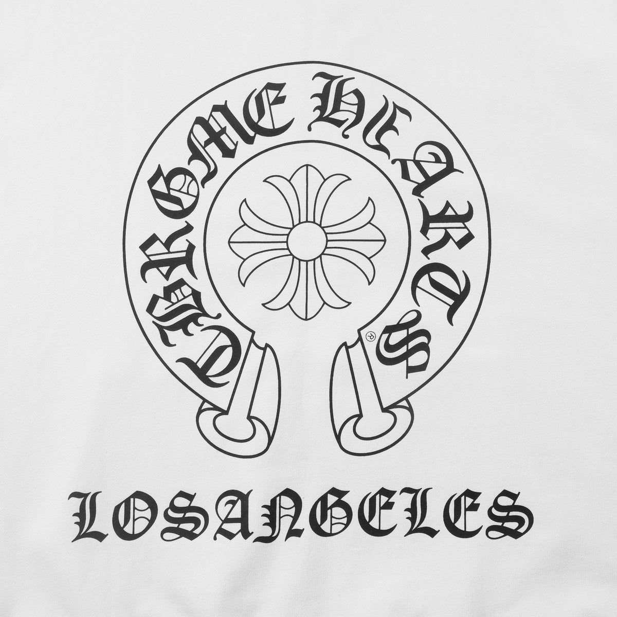 Chrome Hearts Horseshoe Graphic Zip Hoodie ¡ª detail