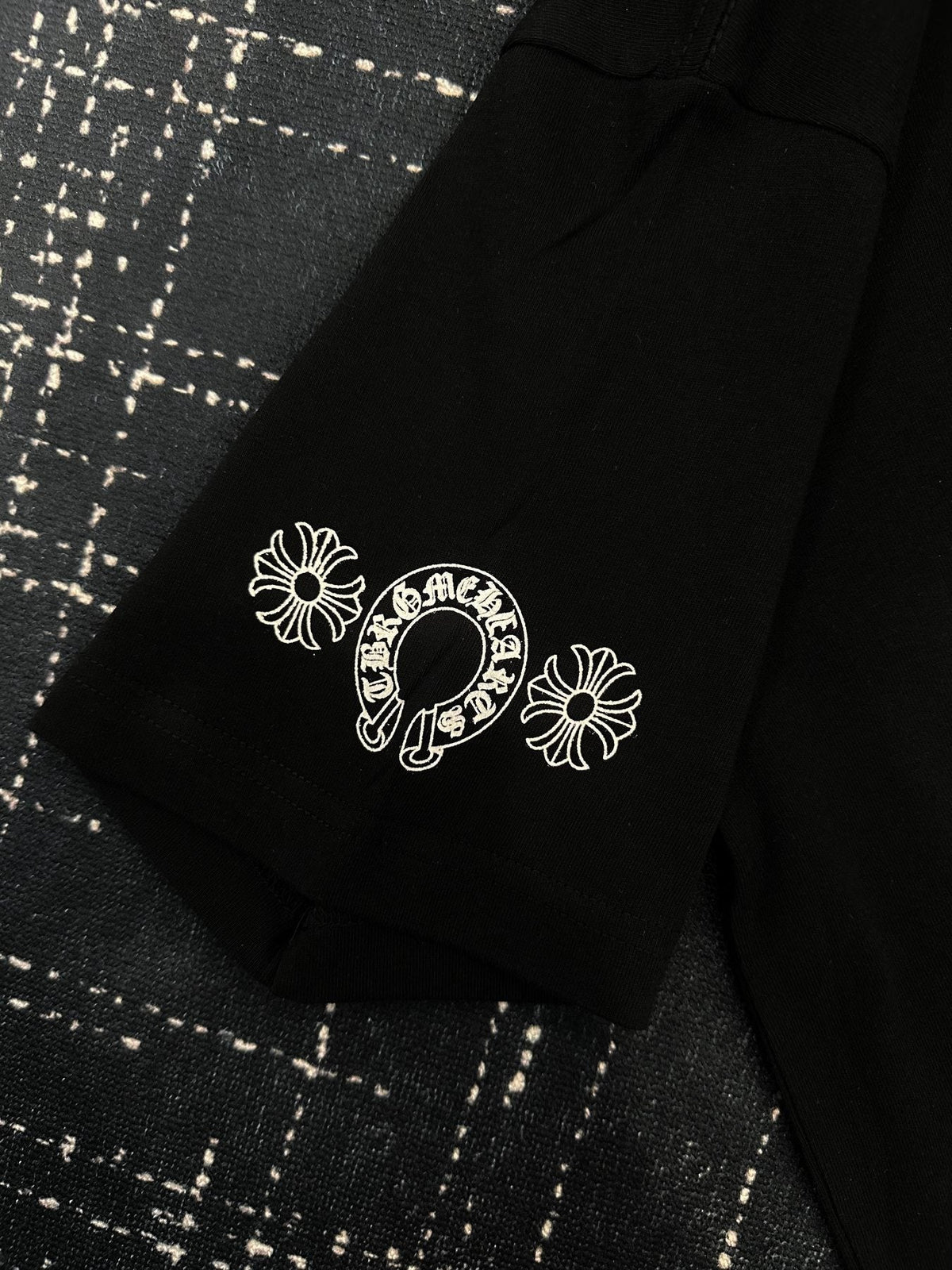 Chrome Hearts Rainbow Horseshoe Cross Graphic T-Shirt ¡ª detail