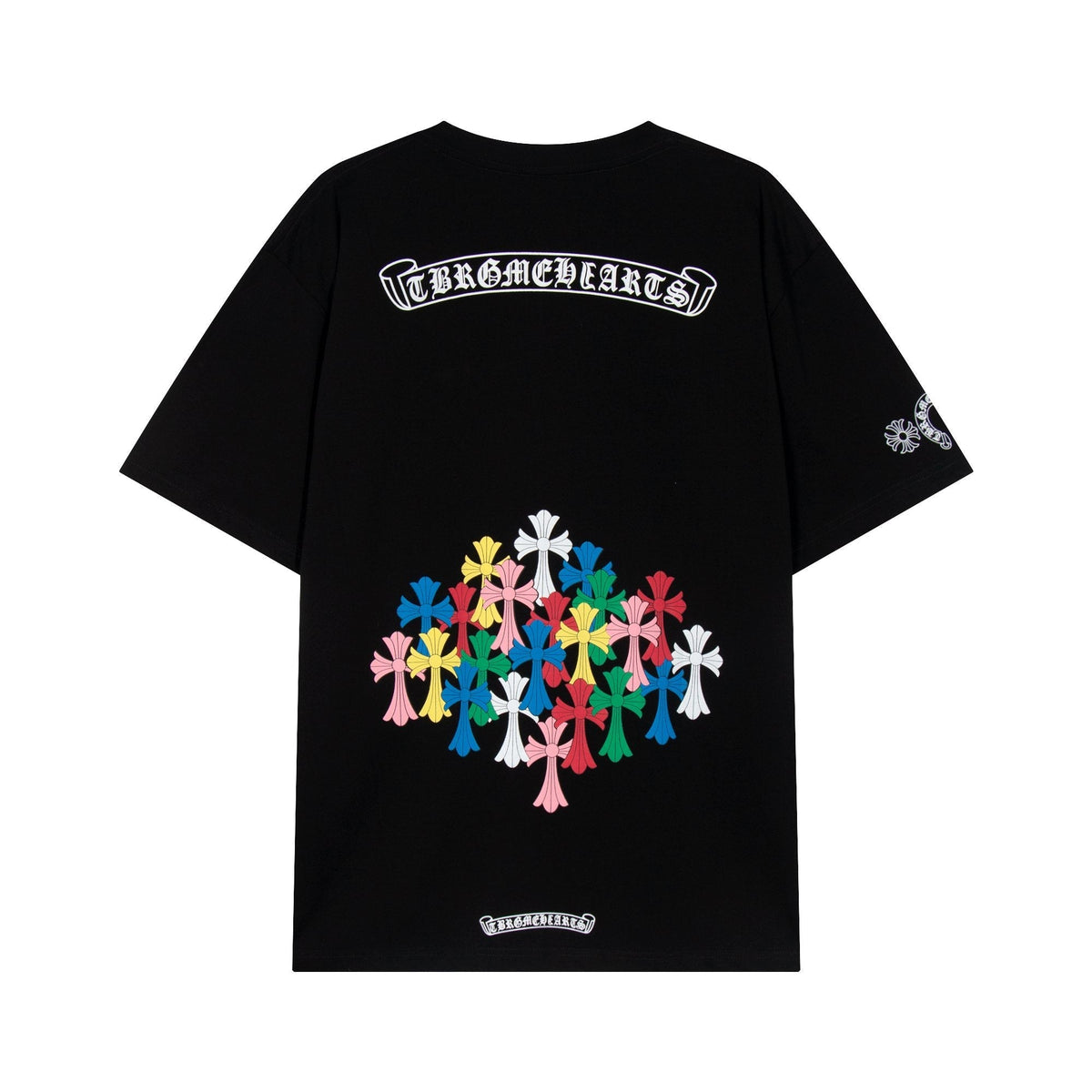 Chrome Hearts Rainbow Horseshoe Cross Graphic T-Shirt ¡ª hero