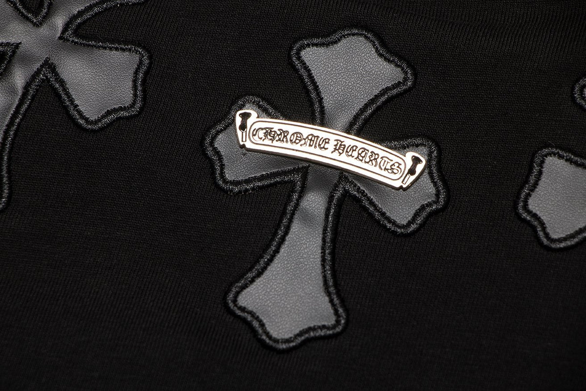 Chrome Hearts Cross Applique Short-Sleeve T-Shirt ¡ª detail