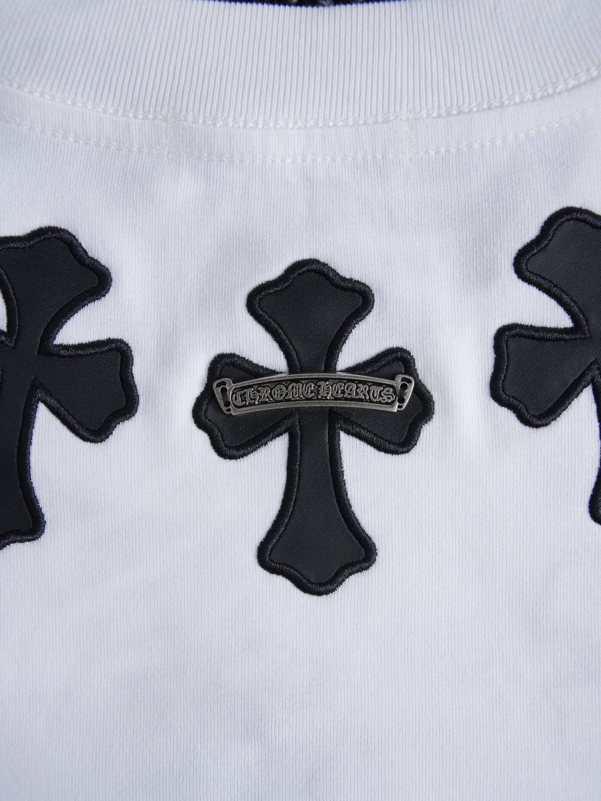 Chrome Hearts Cross Applique Short-Sleeve T-Shirt ¡ª detail