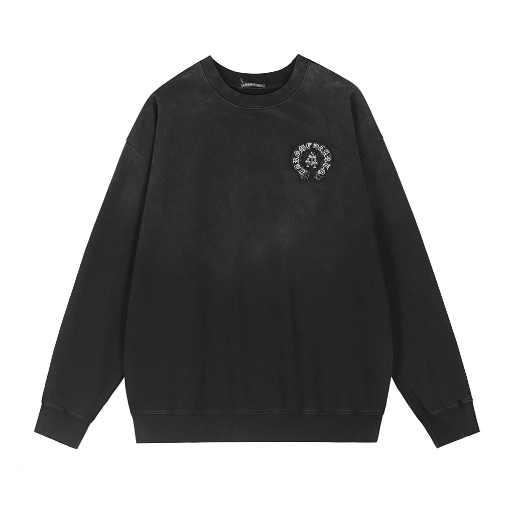 Chrome Hearts Distressed Cross Slogan Graphic Sweatshirt ¡ª hero