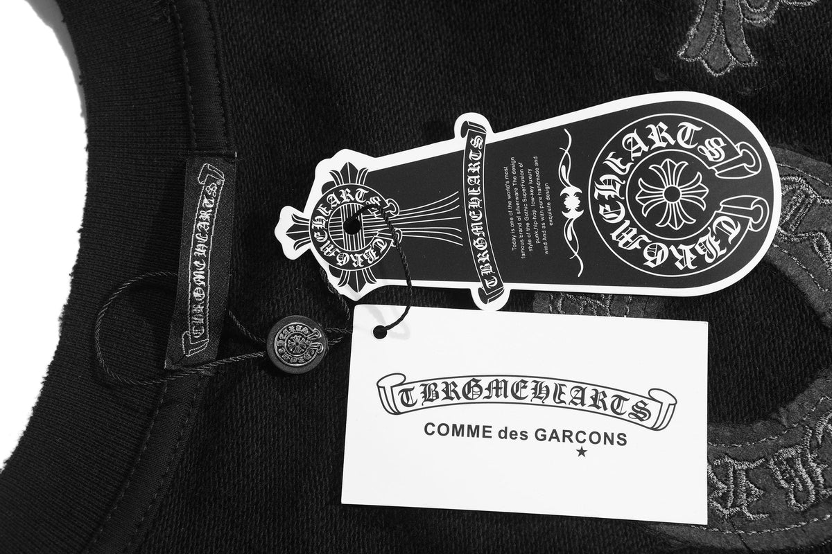 Chrome Hearts Cross Graphic Crewneck Sweatshirt ¡ª hang_tag