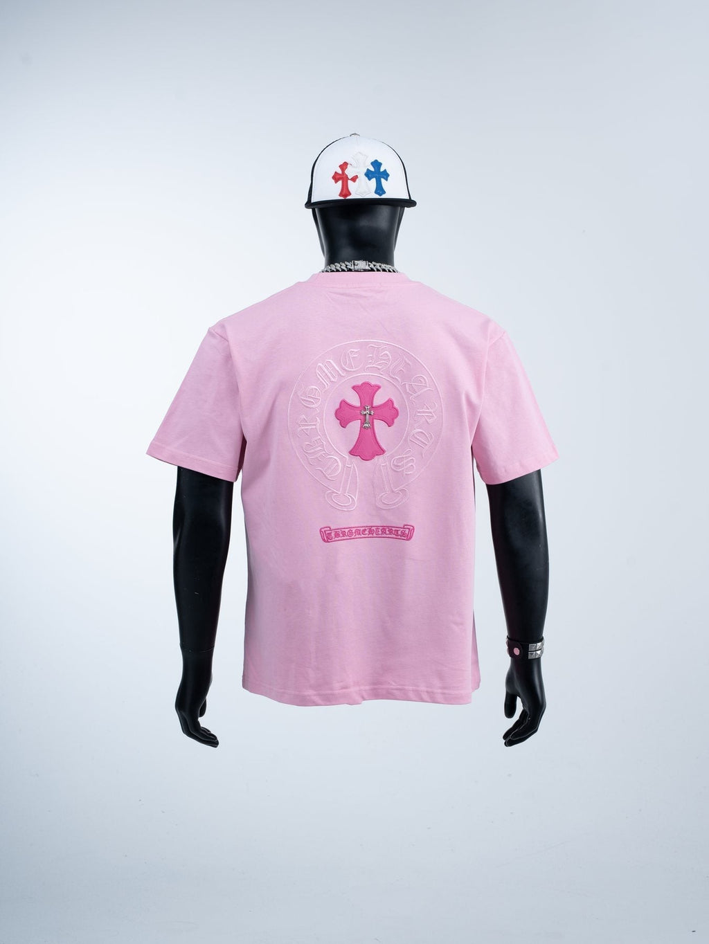Chrome Hearts Cross Graphic Short-Sleeve T-Shirt ¡ª model