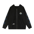 Chrome Hearts Blue Sanskrit Cross Zip Hoodie ¡ª hero