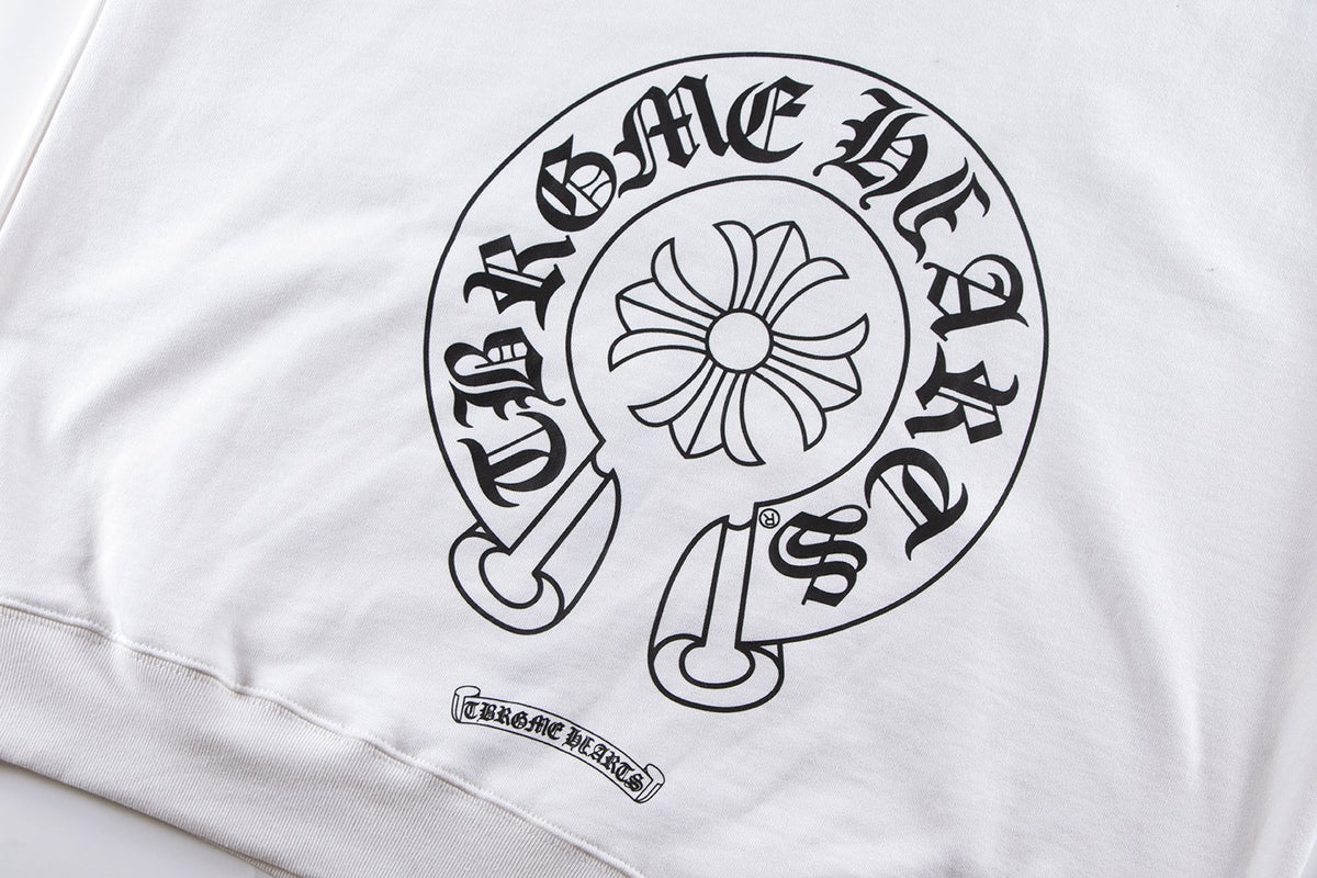 Chrome Hearts Rainbow Horseshoe Graphic Zip-Up Hoodie ¡ª detail