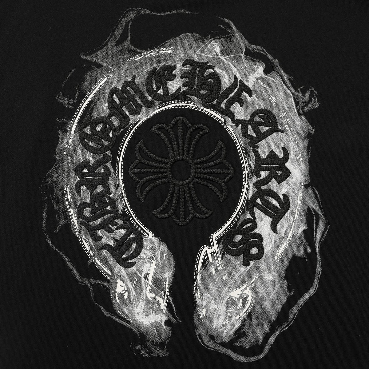 Chrome Hearts Cross Graphic Crewneck Sweatshirt ¡ª detail