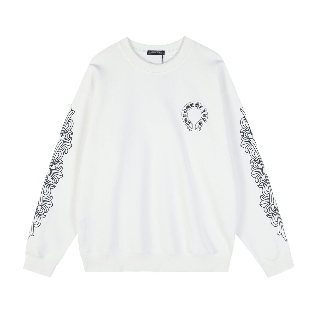 Chrome Hearts Sanskrit Letter Cross Graphic Sweatshirt ¡ª front