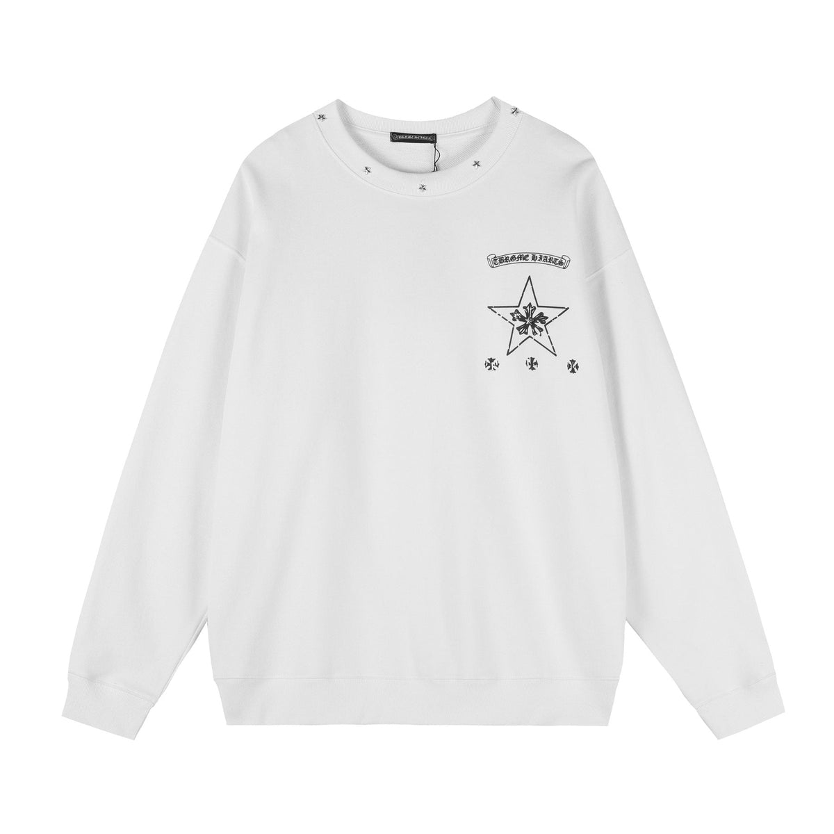 Chrome Hearts Gothic Motif Crewneck Sweatshirt ¡ª front