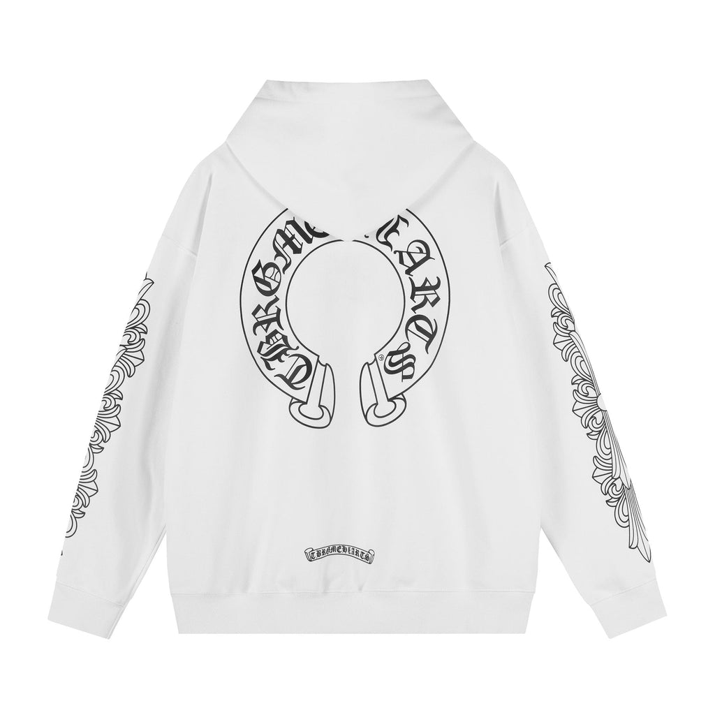 Chrome Hearts Horseshoe Graphic Pullover Hoodie ¡ª back