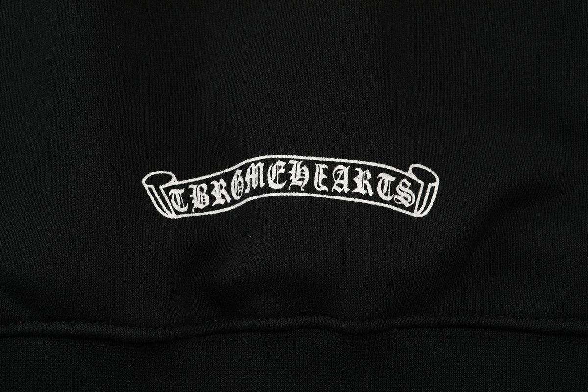 Chrome Hearts Horseshoe Graphic Pullover Hoodie ¡ª detail