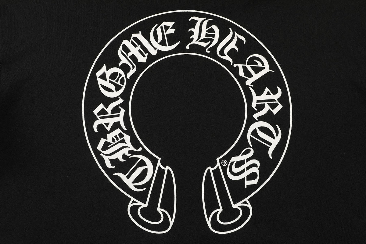 Chrome Hearts Horseshoe Graphic Pullover Hoodie ¡ª detail