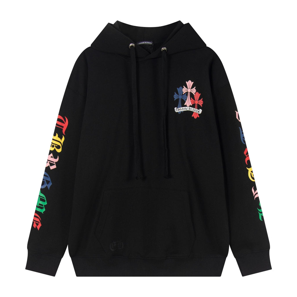 Chrome Hearts Multicolor Cross Graphic Hoodie ¡ª hero