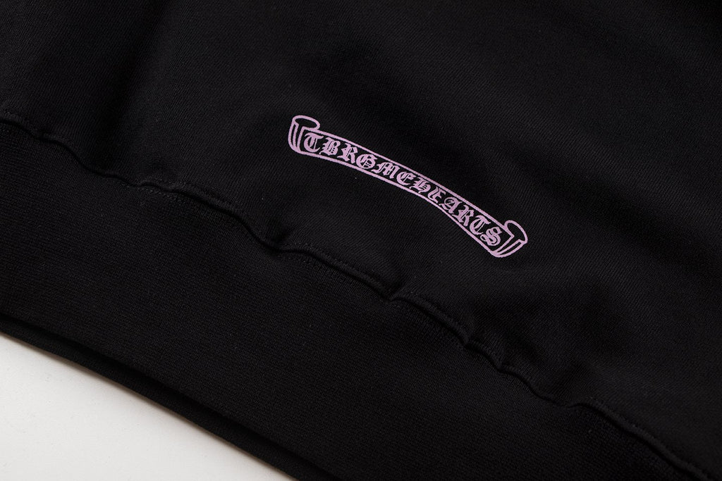 Chrome Hearts Pink Gothic Graphic Hoodie ¡ª detail