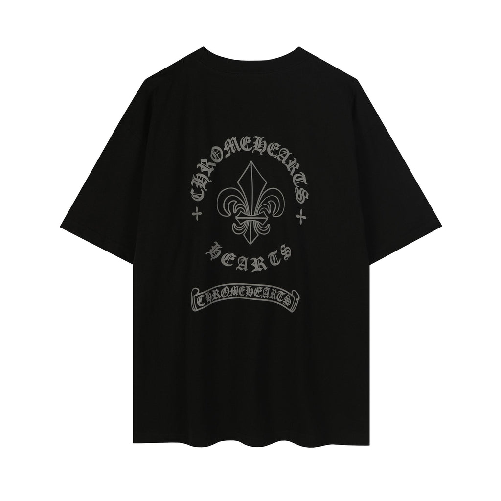 Chrome Hearts Fleur-De-Lis Crest Graphic T-Shirt ¡ª hero