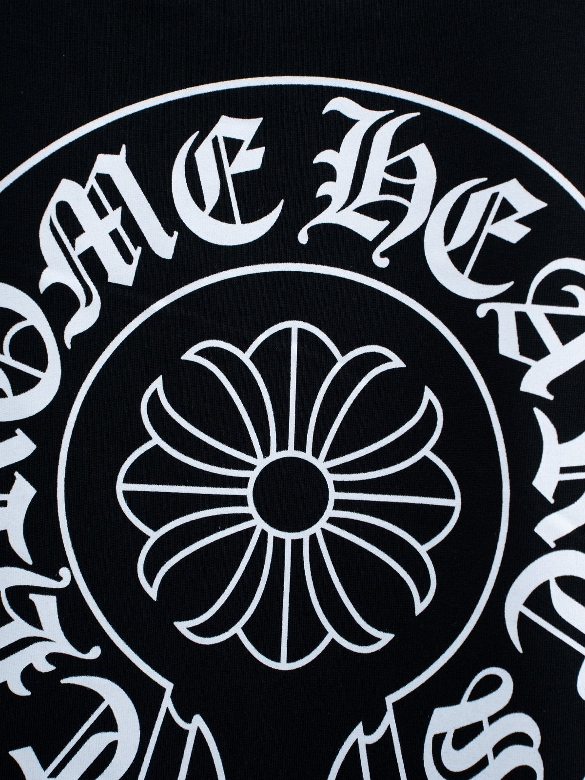 Chrome Hearts Horseshoe Floral Graphic T-Shirt ¡ª detail