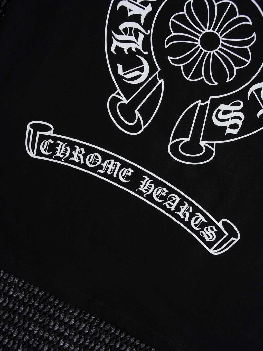 Chrome Hearts Horseshoe Floral Graphic T-Shirt ¡ª detail