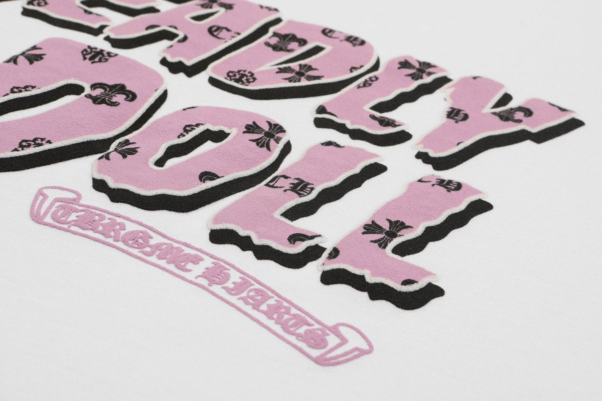 Chrome Hearts Deadly Doll Girl Graphic Short-Sleeve T-Shirt ¡ª detail