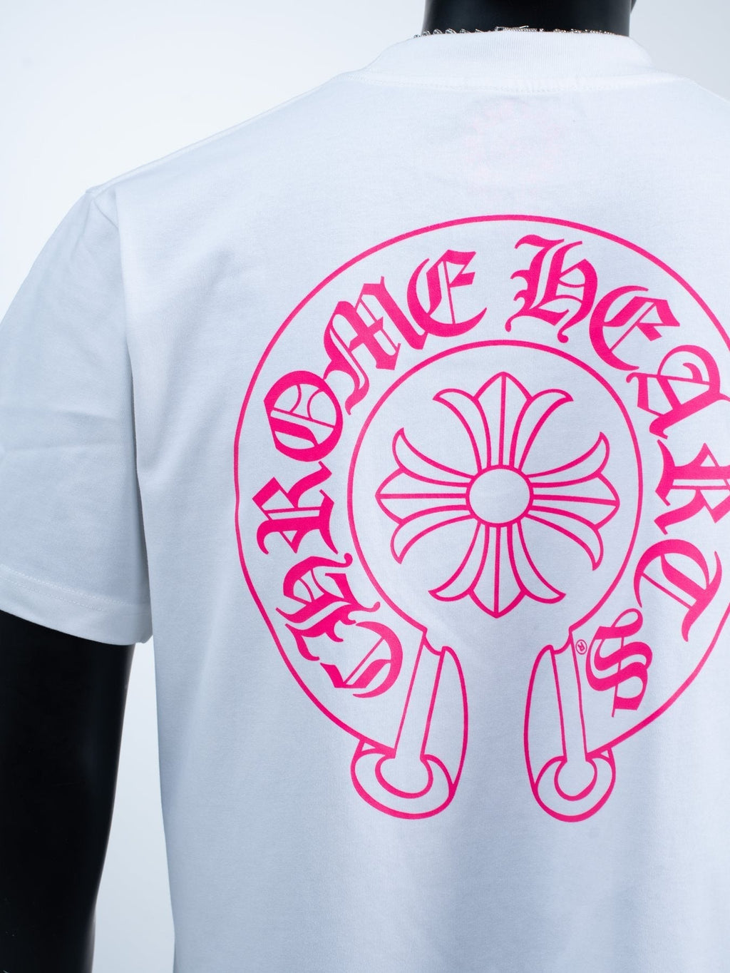 Chrome Hearts Pink Back Graphic Pocket T-Shirt ¡ª detail