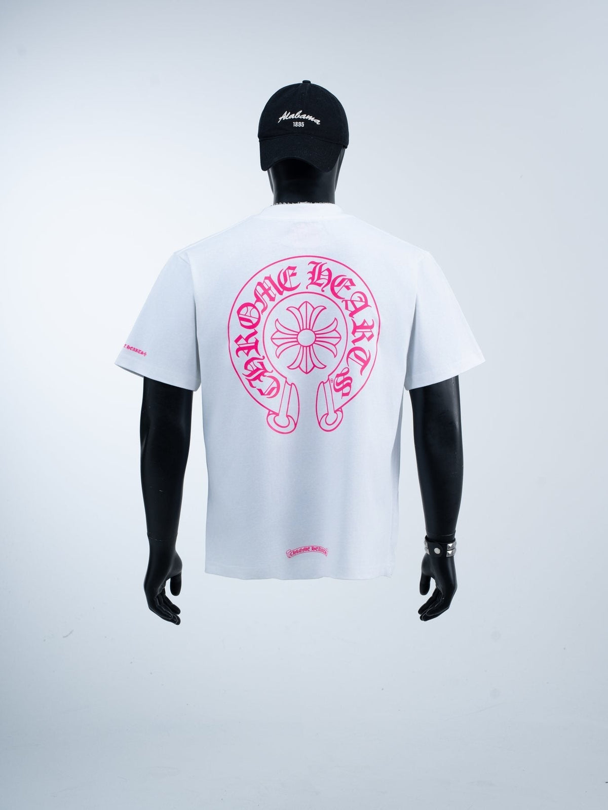 Chrome Hearts Pink Back Graphic Pocket T-Shirt ¡ª back