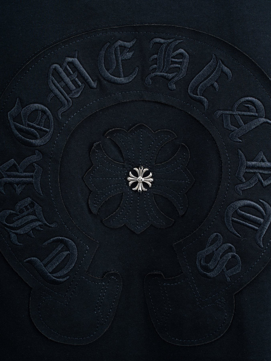 Chrome Hearts Horseshoe Floral Graphic T-Shirt ¡ª detail