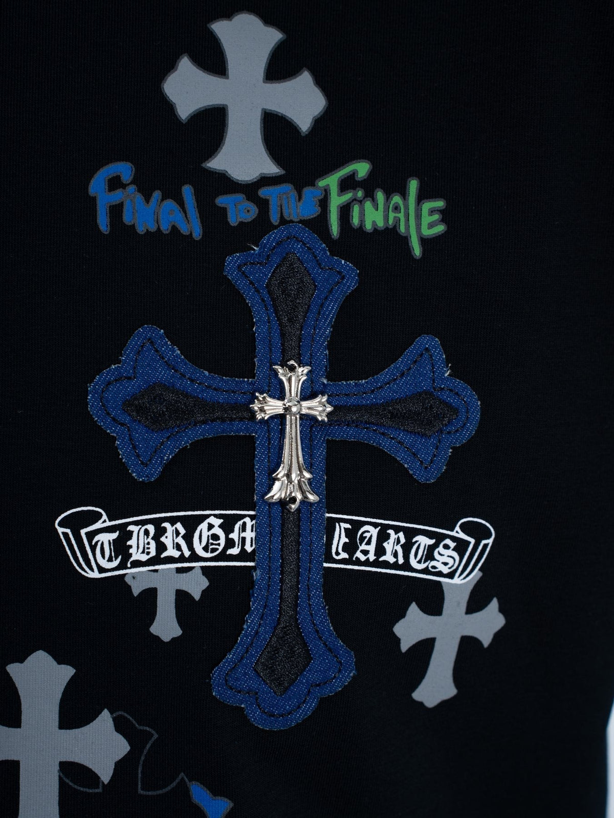 Chrome Hearts Cross Graphic Short-Sleeve T-Shirt ¡ª detail