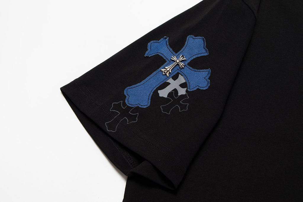 Chrome Hearts Cross Graphic Short-Sleeve T-Shirt ¡ª detail