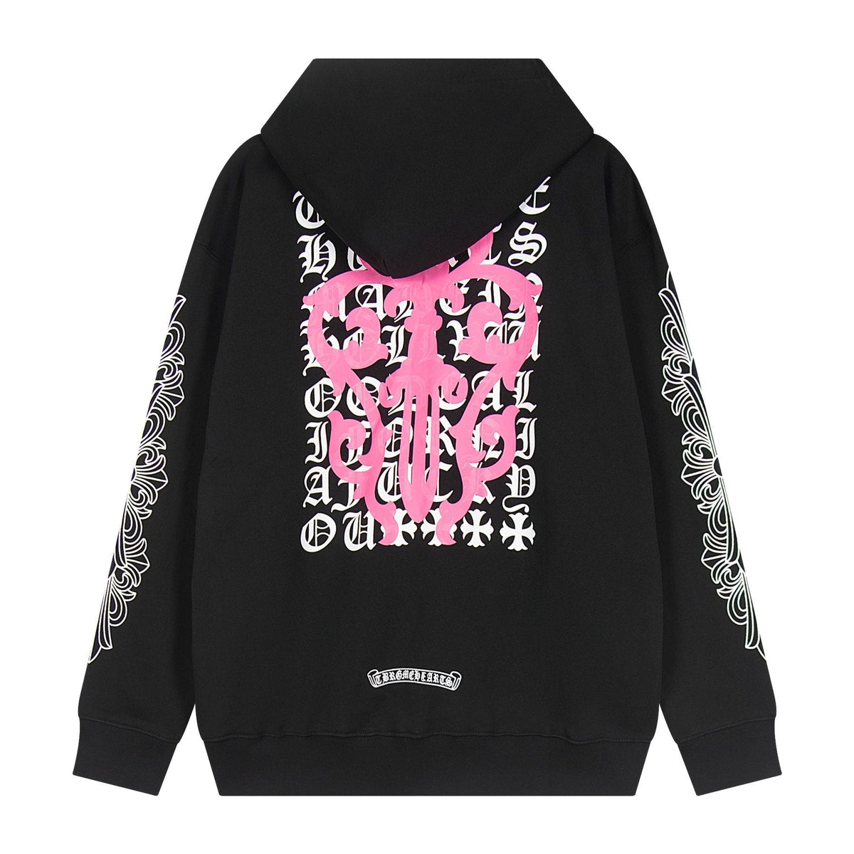 Chrome Hearts Horseshoe Cross Graphic Zip Hoodie ¡ª back