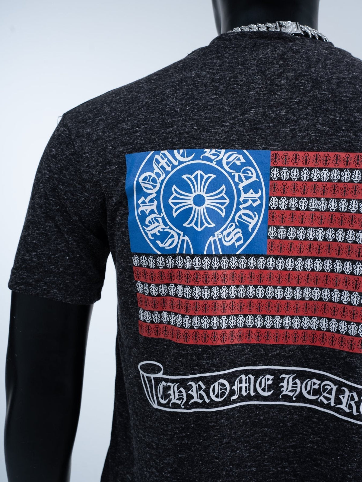 Chrome Hearts Flag Graphic Short-Sleeve T-Shirt ¡ª detail