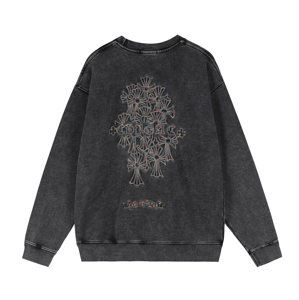 Chrome Hearts Cross Motif Embroidered Crewneck Sweatshirt ¡ª back
