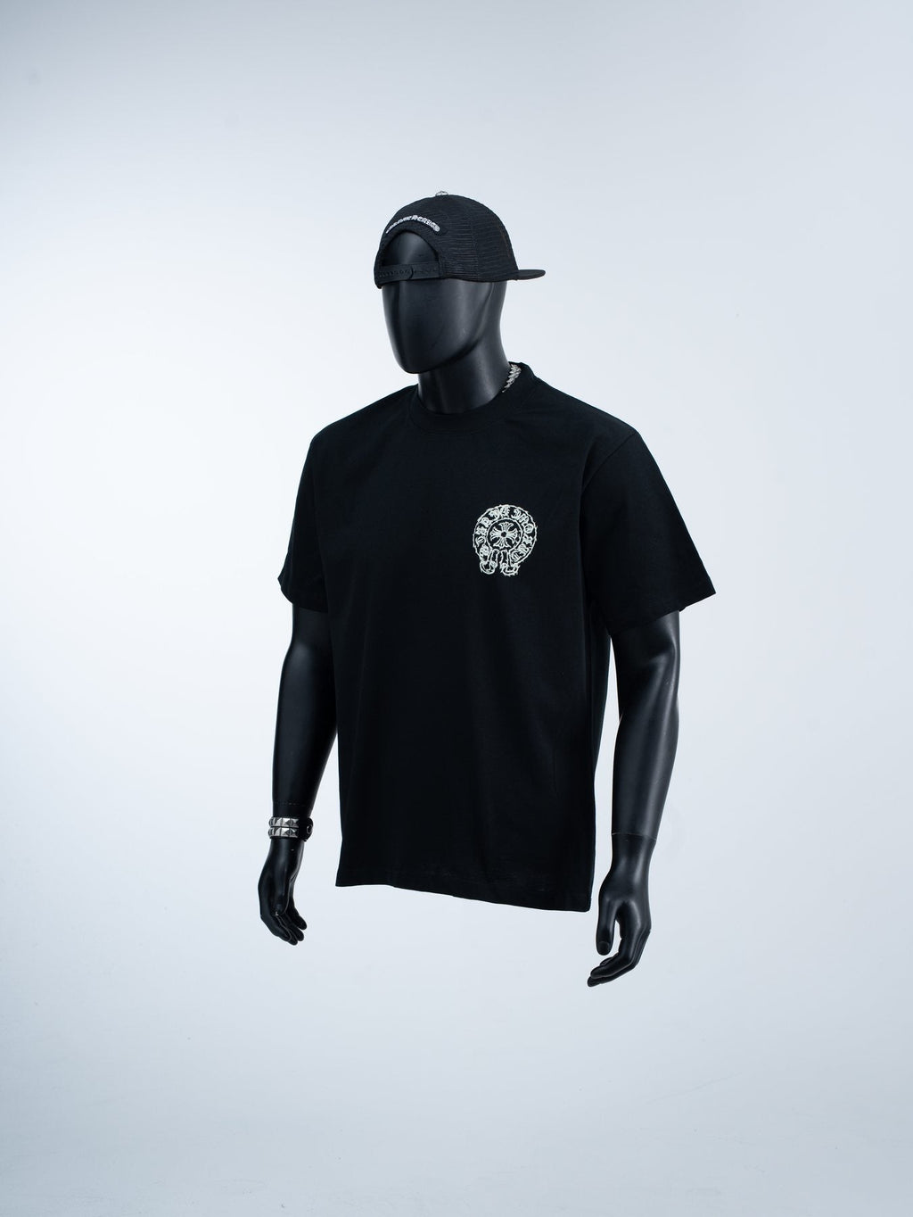 Chrome Hearts Sanskrit Horseshoe Cross Graphic T-Shirt ¡ª context
