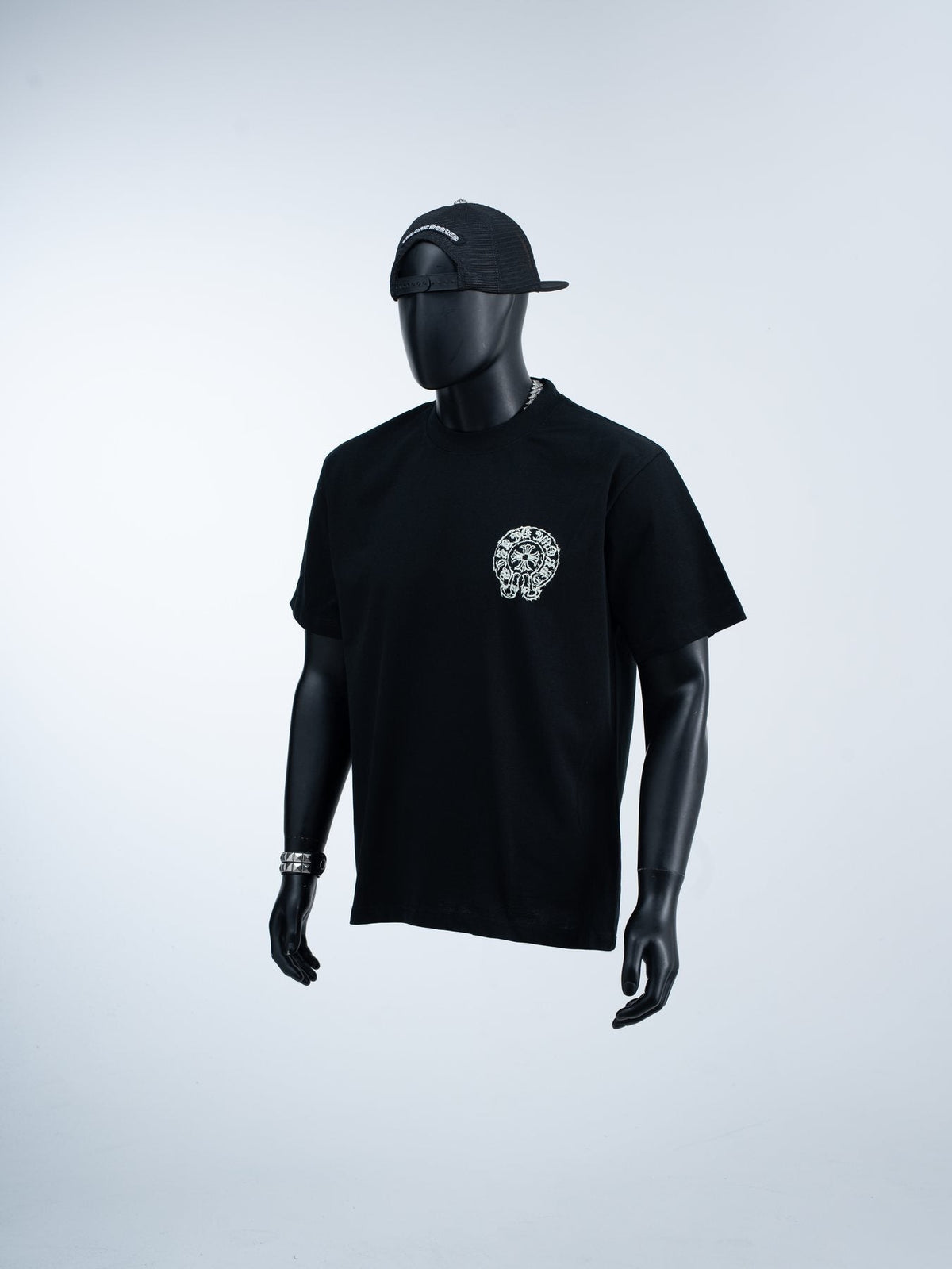 Chrome Hearts Sanskrit Horseshoe Cross Graphic T-Shirt ¡ª context