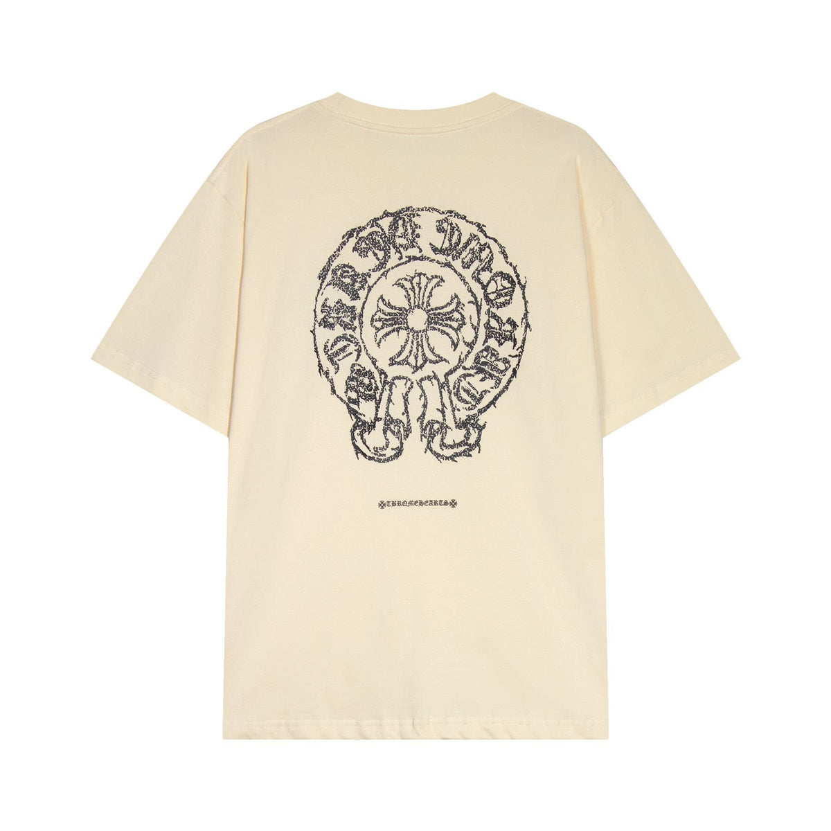 Chrome Hearts Sanskrit Horseshoe Cross Graphic T-Shirt ¡ª back