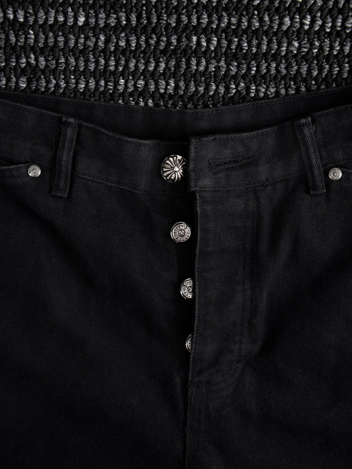 Chrome Hearts Black Utility Shorts ¡ª detail