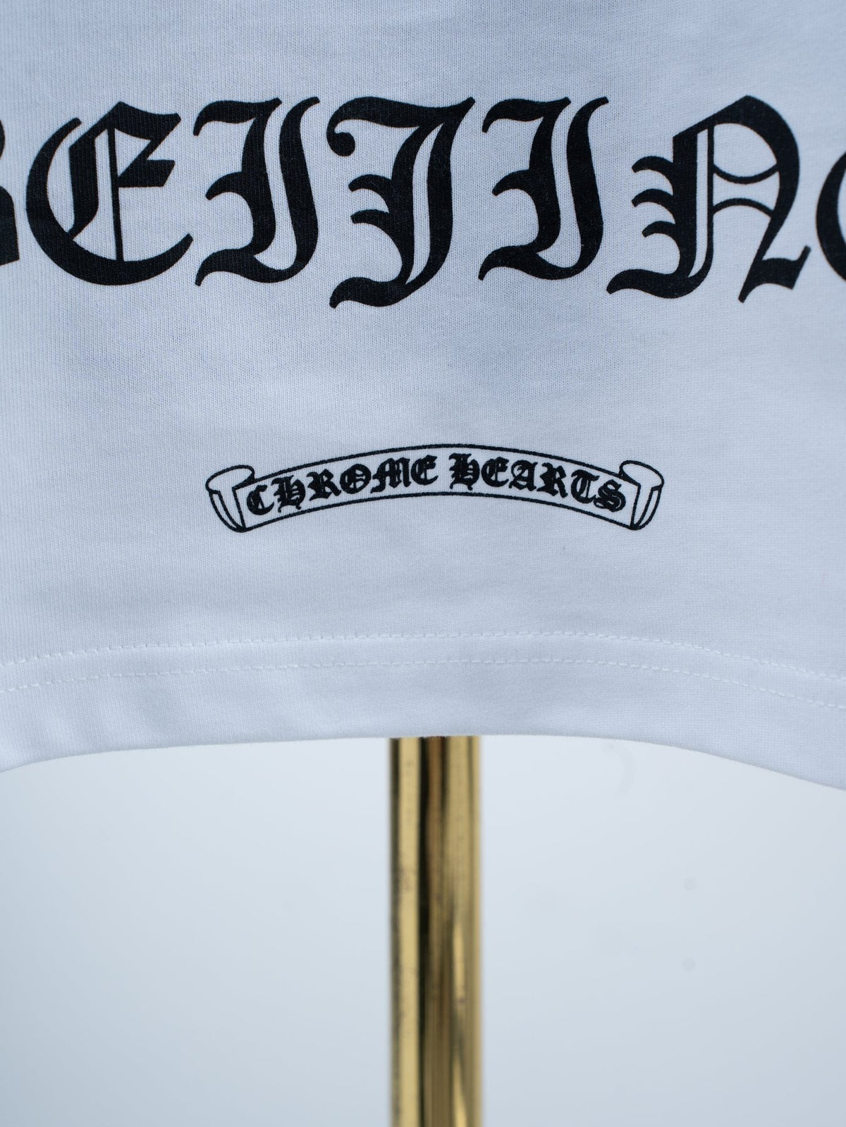 Chrome Hearts Horseshoe Script Graphic T-Shirt ¡ª detail
