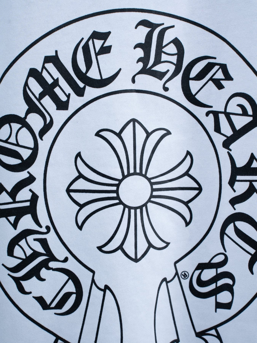 Chrome Hearts Horseshoe Script Graphic T-Shirt ¡ª detail