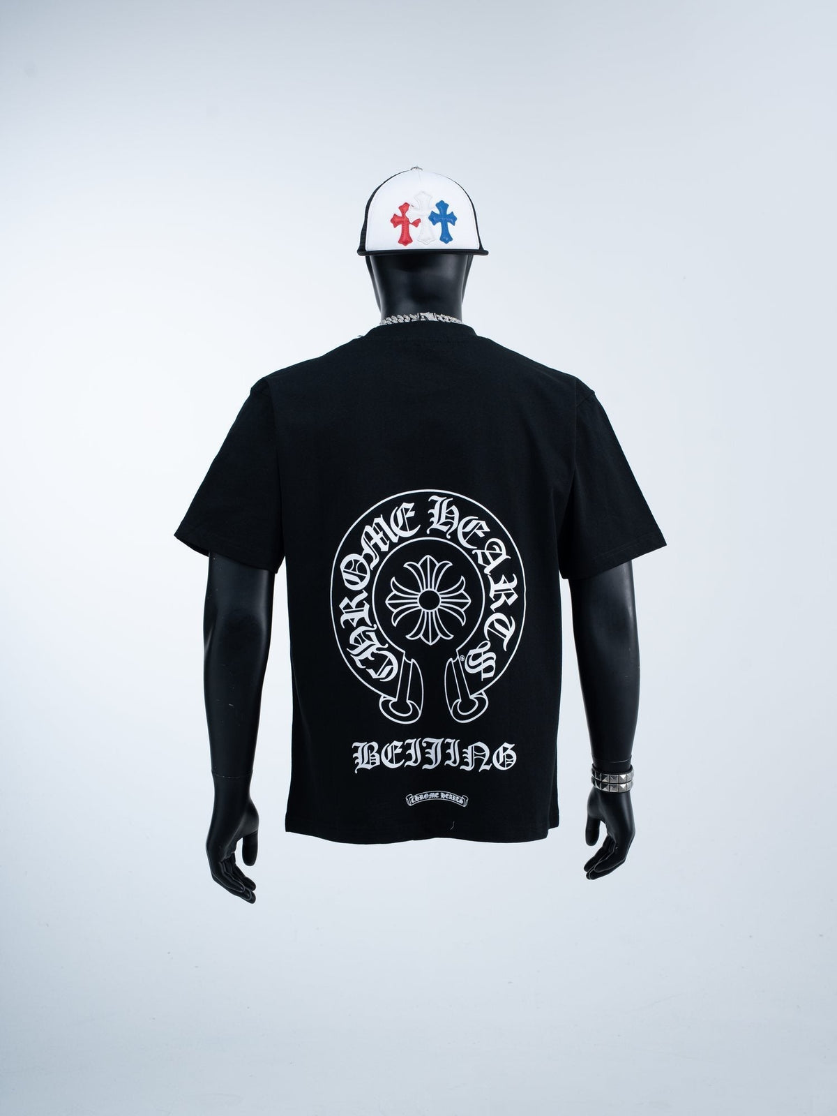 Chrome Hearts Horseshoe Script Graphic T-Shirt ¡ª hero