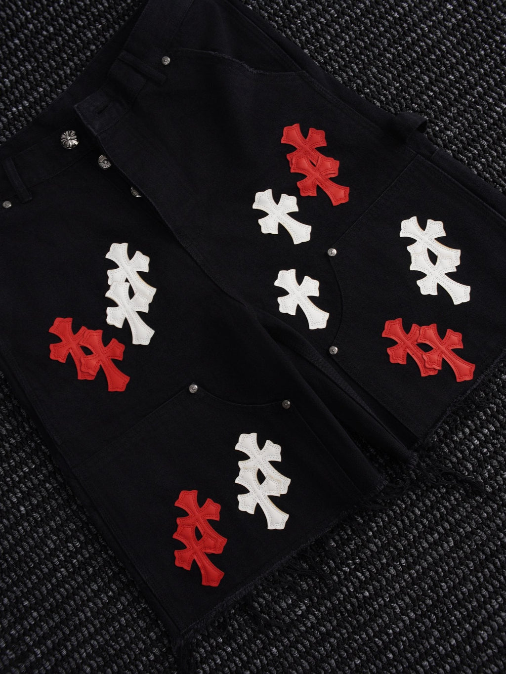 Chrome Hearts Cross Patch Black Shorts ¡ª hero