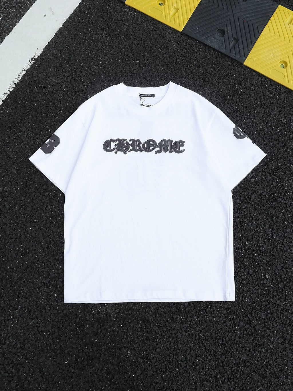 Chrome Hearts Gothic Lettering Graphic T-Shirt ¡ª front