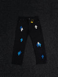 Chrome Hearts Cross Patch Black Jeans ¡ª hero