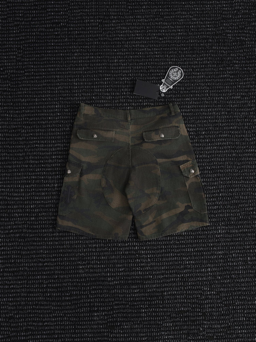 Chrome Hearts Green Camo Cargo Shorts ¡ª hero