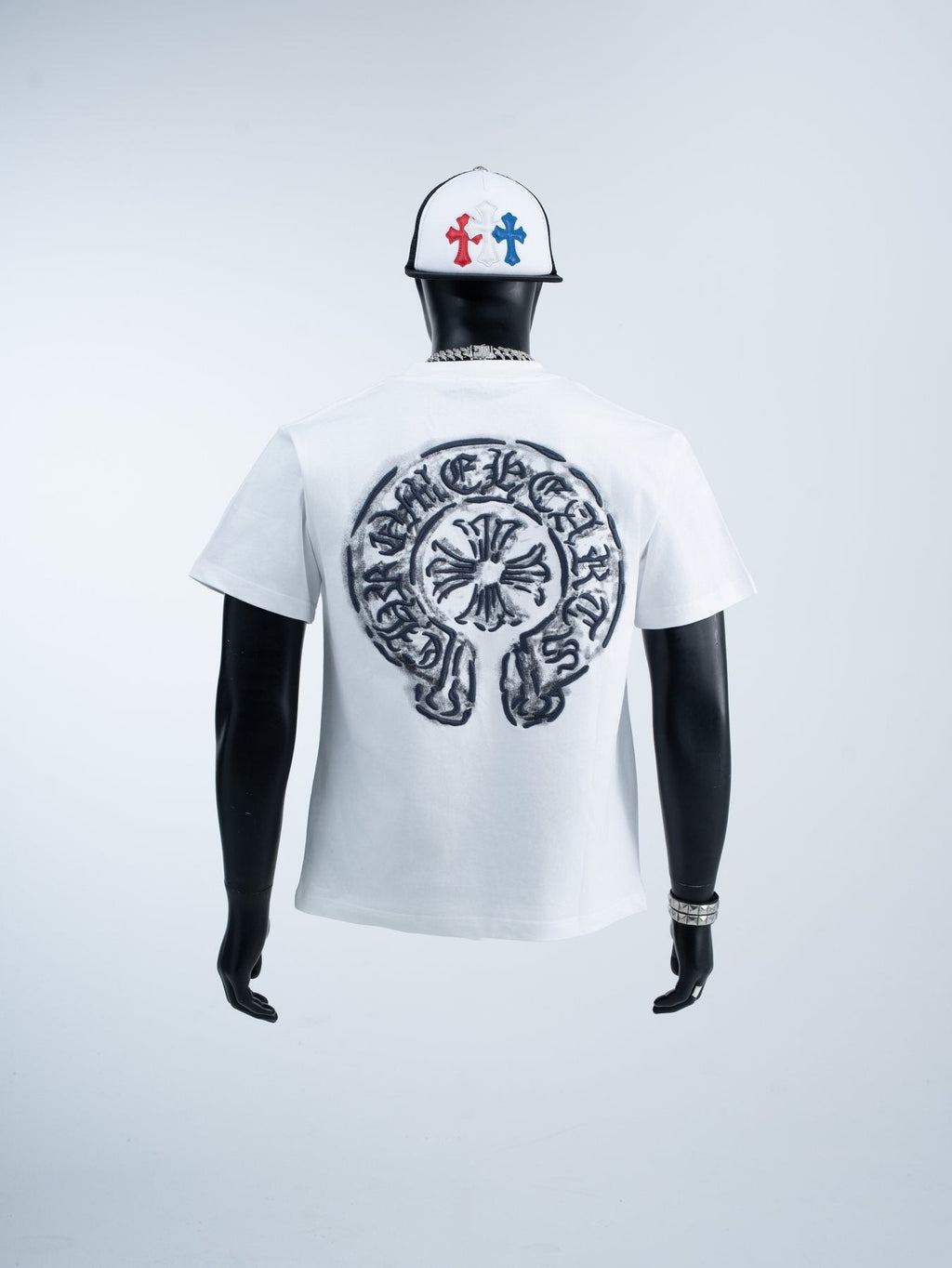 Chrome Hearts Back Emblem Graphic T-Shirt ¡ª context